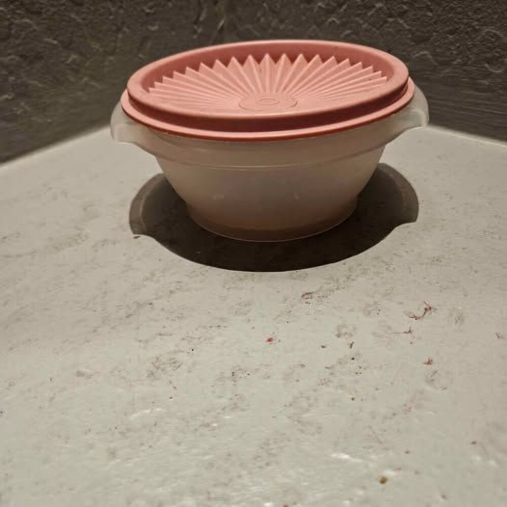 Vintage Tupperware Sunburst Bowl with Lid